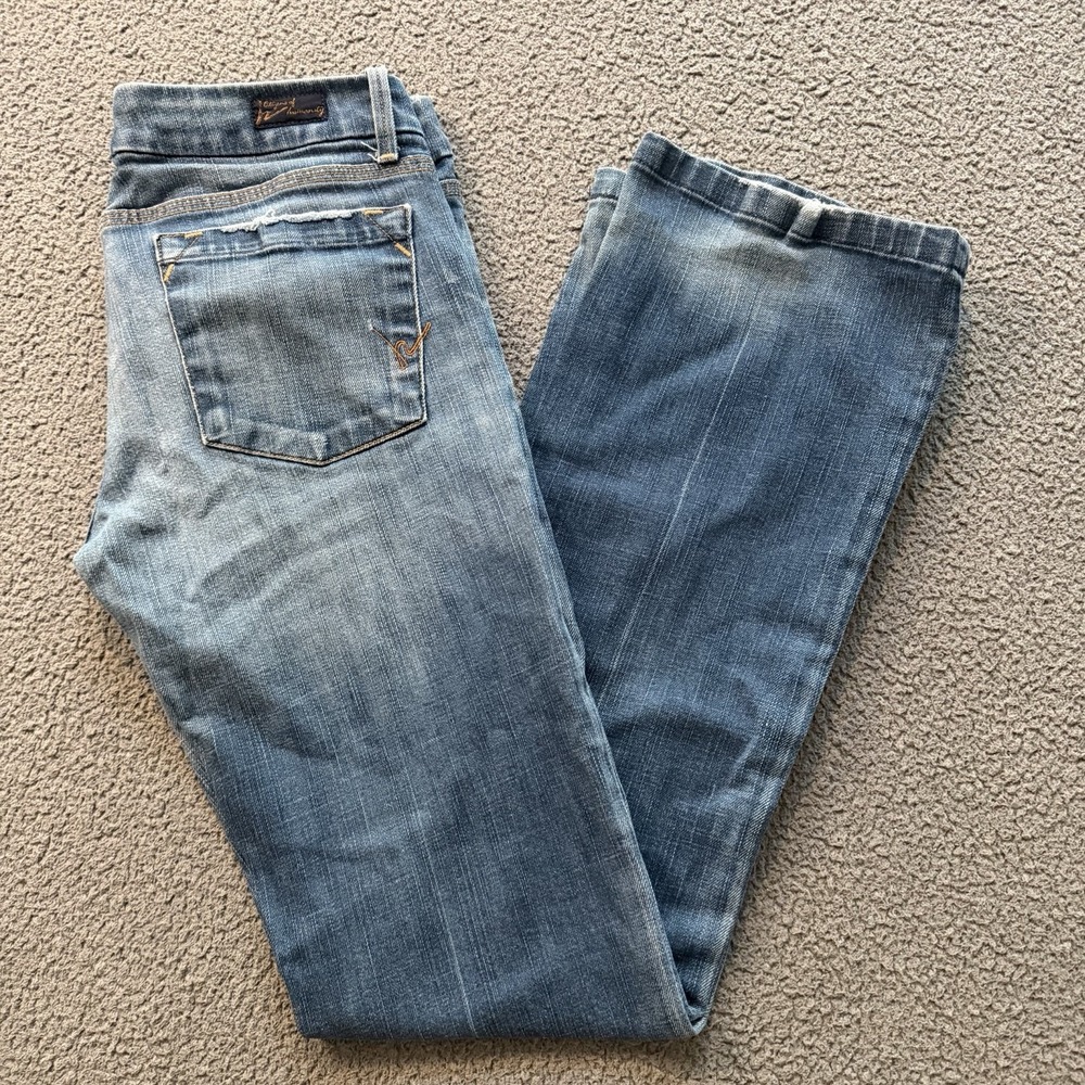 Citizens of Humanity Jeans Blue Low Rise Flare Bootcut Denim Women's 29 Y2K USA